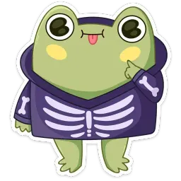 Хеллоуин с Хоппером Telegram sticker pack