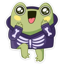 Хеллоуин с Хоппером sticker 9