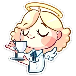 Нимб и рожки sticker 9
