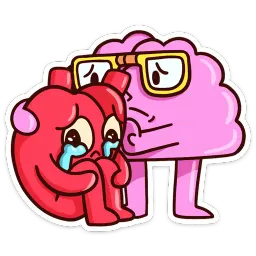 Сердце и Мозг :: @mosticks sticker 12