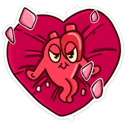 Сердце и Мозг :: @mosticks sticker 4