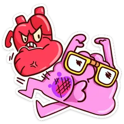 Сердце и Мозг :: @mosticks sticker 5