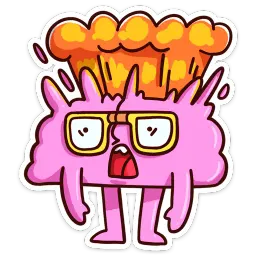 Сердце и Мозг :: @mosticks sticker 7