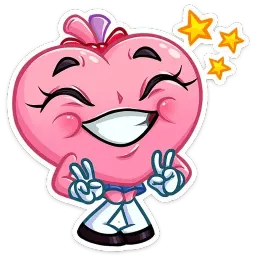 Сердце-чан :: @stickroom Telegram sticker pack