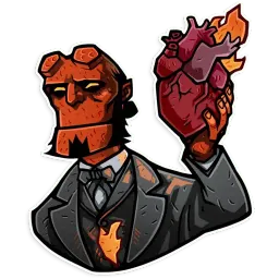 Hellboy sticker 2