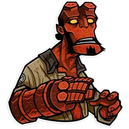 Hellboy sticker 4