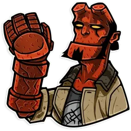 Hellboy sticker 5