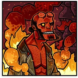 Hellboy sticker 6