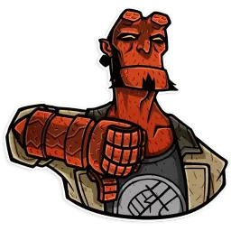 Hellboy sticker 7