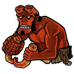 Hellboy sticker 8
