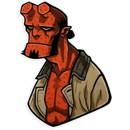 Hellboy sticker 10