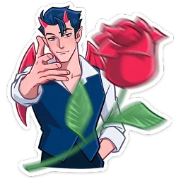 Адская парочка Ник Толабов Telegram sticker pack