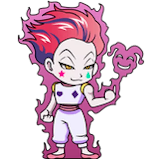 Hisoka sticker 5