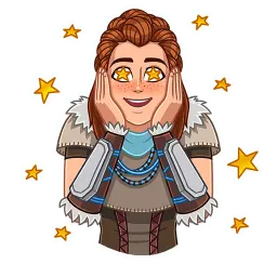 Horizon Запретный Запад Telegram sticker pack
