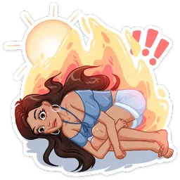 Жаркая Летта sticker 8
