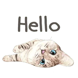 Hug me Pls - Iam your Cat sticker 2