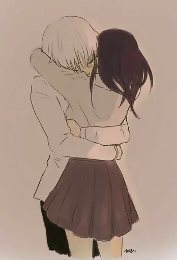 Hug and kiss sticker 19