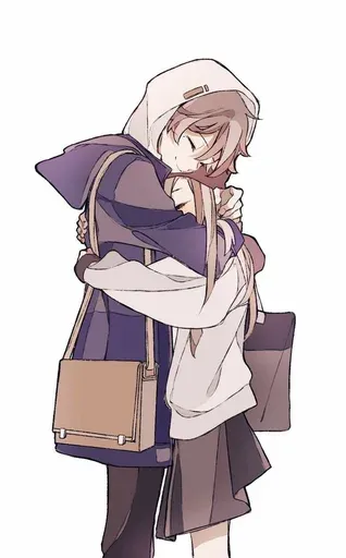 Hug and kiss sticker 3