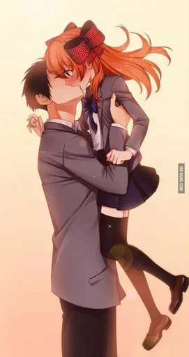 Hug and kiss sticker 26