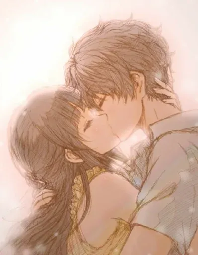 Hug and kiss sticker 27