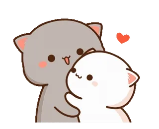 Hug and kiss sticker 41
