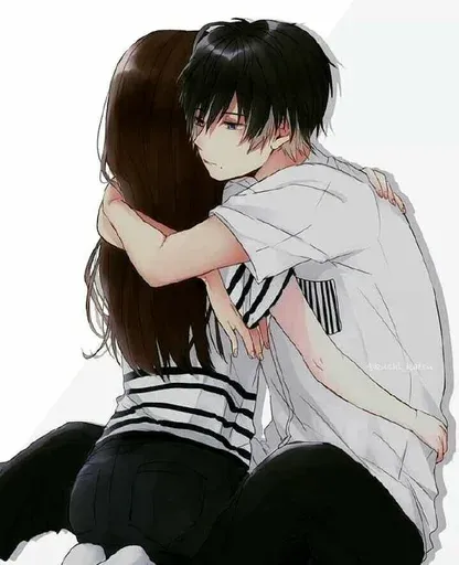 Hug and kiss sticker 7