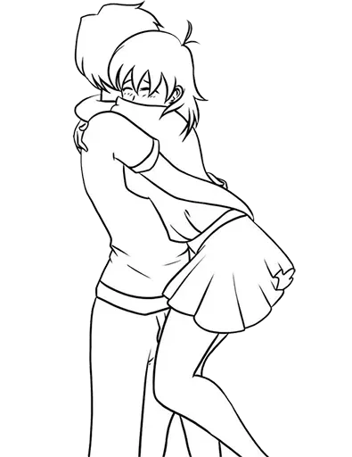 Hugs and kisses sticker 7