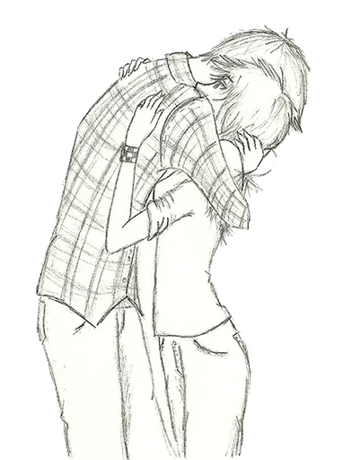 Hugs and kisses sticker 8