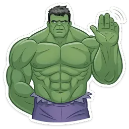 Халк Telegram sticker pack