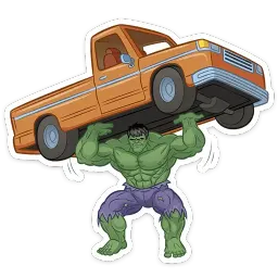 Халк sticker 7