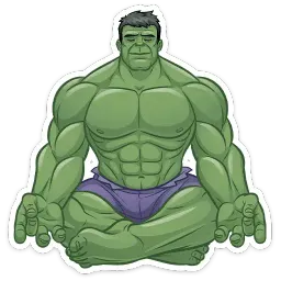 Халк sticker 10