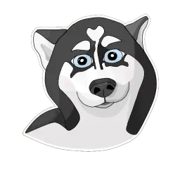 Хаскеныш Сима sticker 2