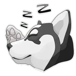 Хаскеныш Сима sticker 11
