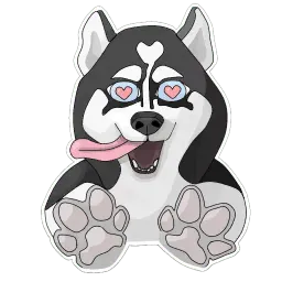 Хаскеныш Сима sticker 5