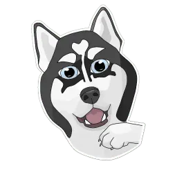Хаскеныш Сима sticker 6