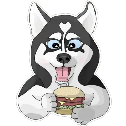 Хаскеныш Сима sticker 7