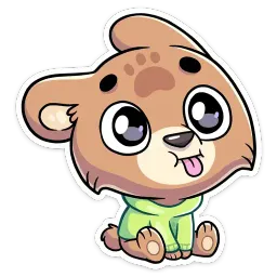 Бурый Илай Telegram sticker pack