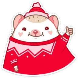 Новогодний Имбирчик sticker 5