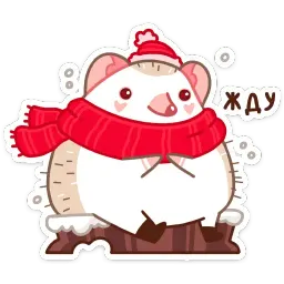 Новогодний Имбирчик sticker 9