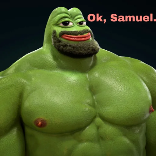 Jagged Pepe sticker 11