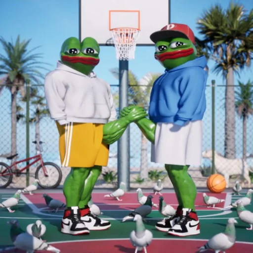 Jagged Pepe sticker 5