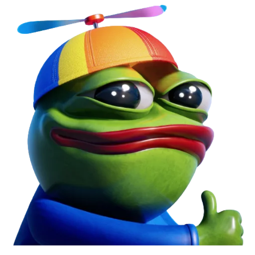 Jagged Pepe sticker 6