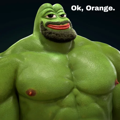 Jagged Pepe sticker 9