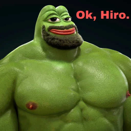 Jagged Pepe sticker 10
