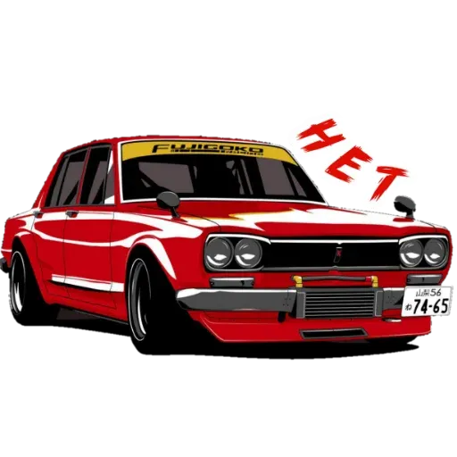 JDM Cars sticker 7