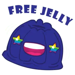 Jelly World sticker 2