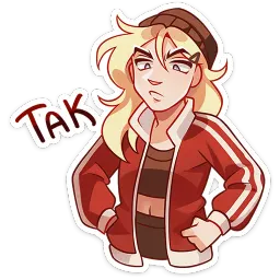 Женя Олеся Аккерман sticker 9