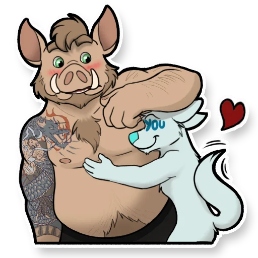 Jinn the Boar sticker 8
