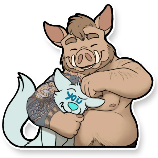 Jinn the Boar sticker 9