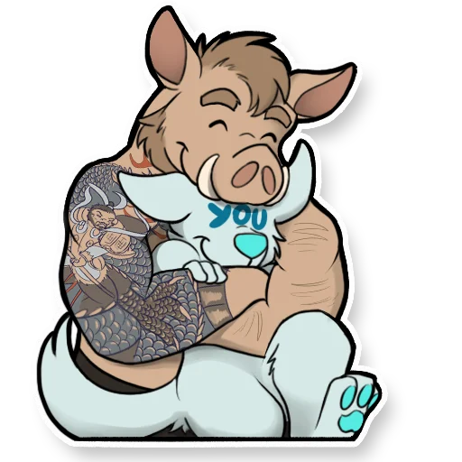 Jinn the Boar sticker 10
